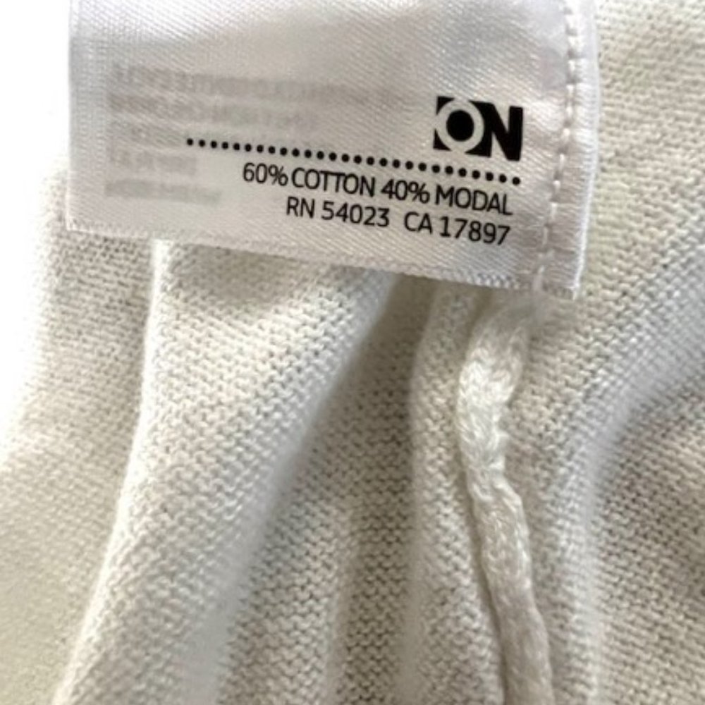 Old Navy White Cardigan Sweater with Shawl Lapels - Picture 8 of 10